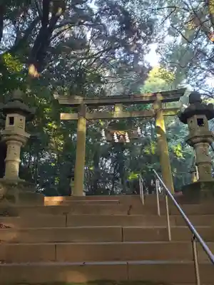 山中八幡宮の鳥居