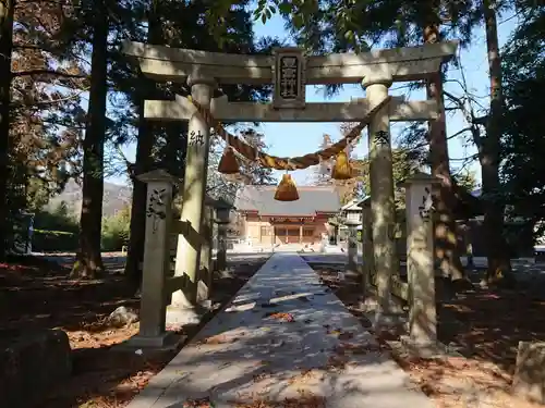 豊富神社の鳥居