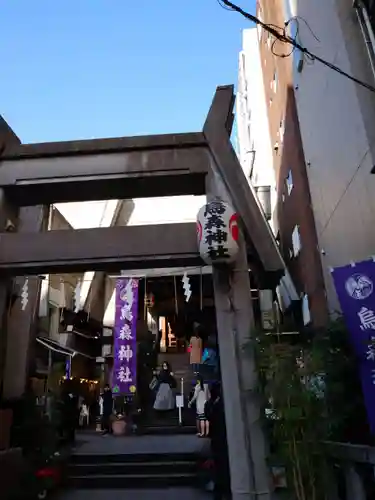 烏森神社の鳥居