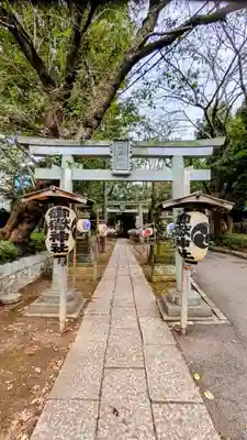 前原御嶽神社の鳥居