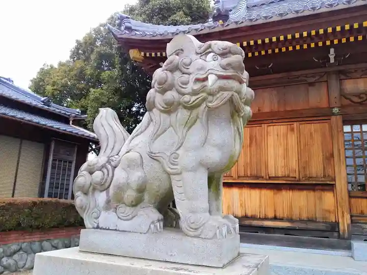 津島神社(卯之山津嶋神社)の狛犬