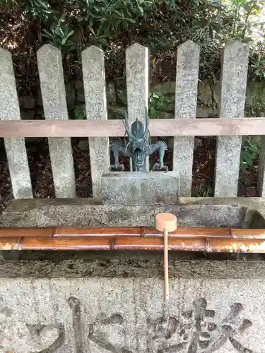 恵那神社の手水