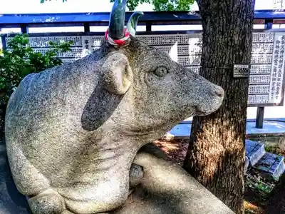 長草天神社の狛犬