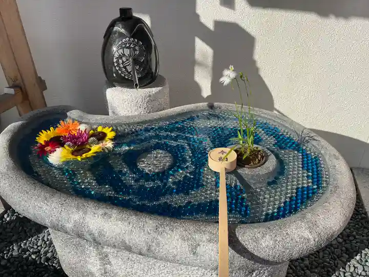 奈加美神社の手水舎