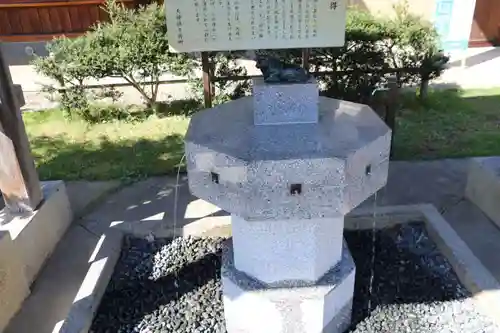 梁川天神社の手水