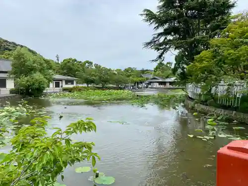 旗上弁財天社の景色