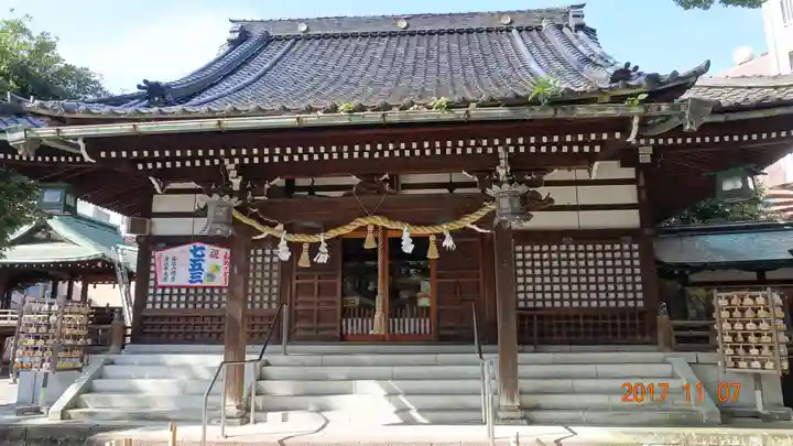 安江八幡宮(金沢水天宮)の本殿・本堂