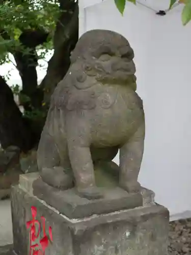 鎮守氷川神社の狛犬