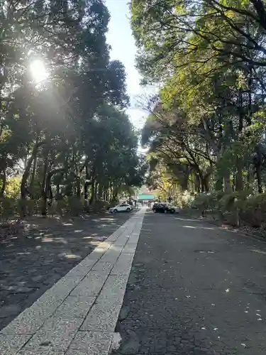 大宮八幡宮の庭園