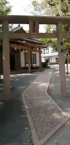 西浦荒神社 総社宮の鳥居