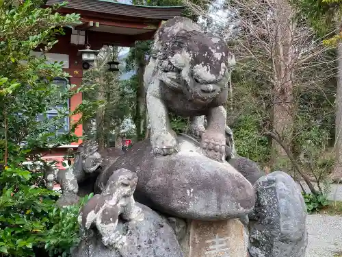 寒田神社の狛犬