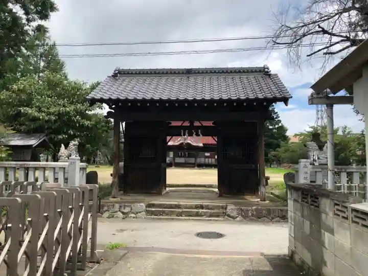 神部神社の山門・神門