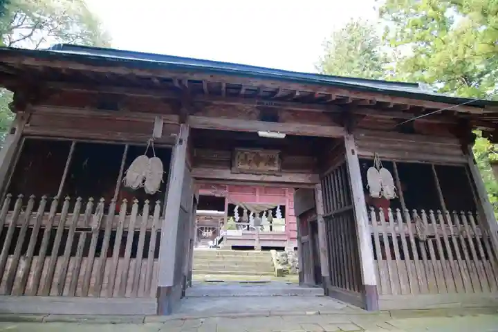 田村神社の山門・神門