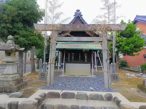 神明社（中之庄神明社）の鳥居