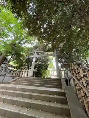 渋谷氷川神社の鳥居