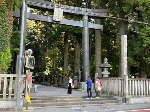 北口本宮冨士浅間神社の鳥居