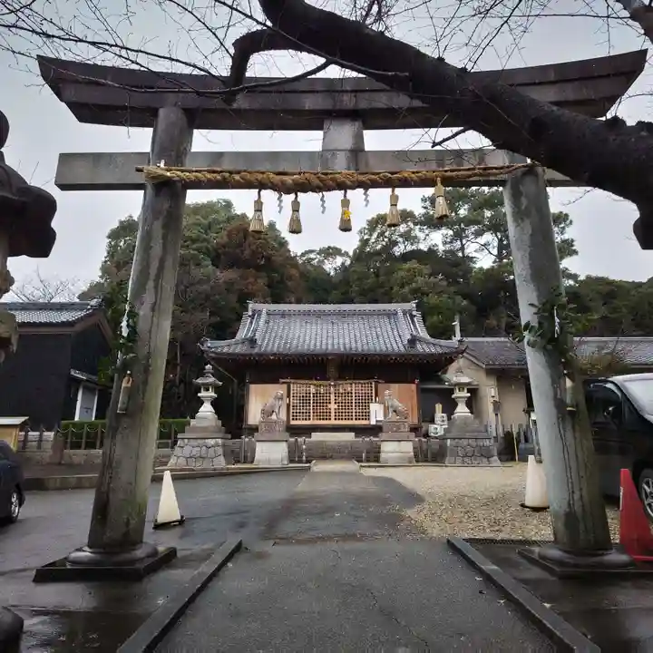 白山社(成岩白山神社)の鳥居