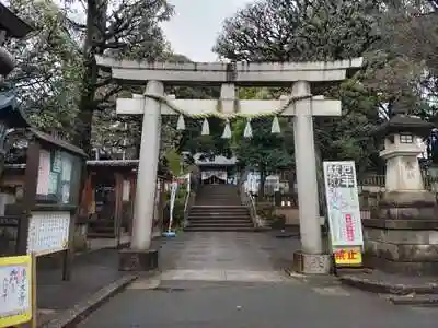 太子堂八幡神社の鳥居
