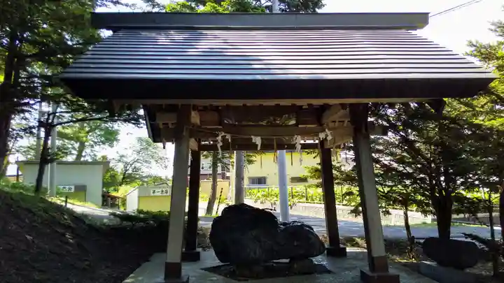 東神楽神社の手水舎