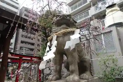 生國魂神社御旅所の狛犬
