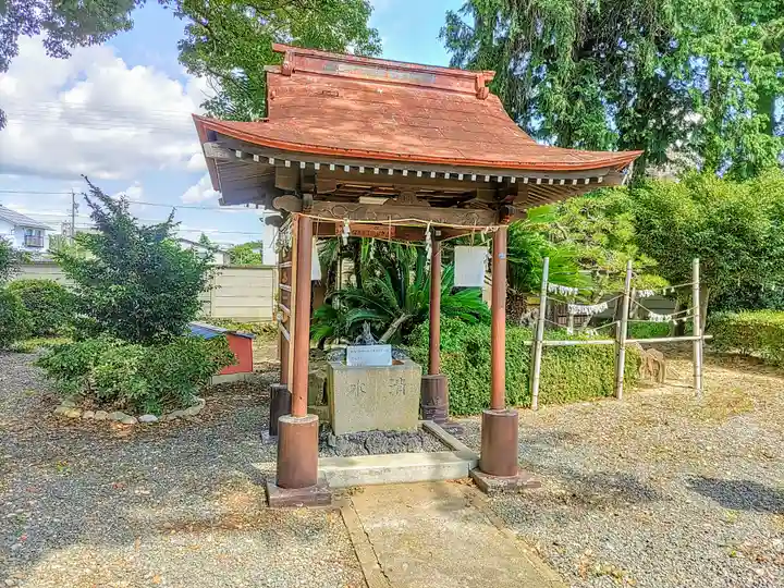 諏訪神社の手水舎