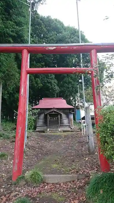 正一位泉沢稲荷神社の鳥居