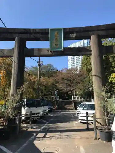 芝東照宮の鳥居