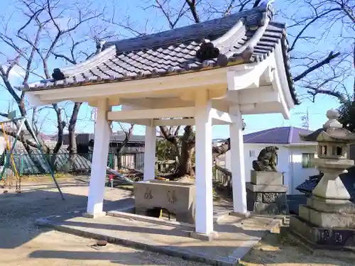 八幡社（大古根八幡社）の手水舎