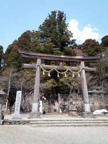 戸隠神社中社の鳥居