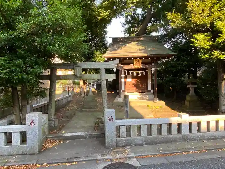 坪宮(大国魂神社境外摂社)の鳥居
