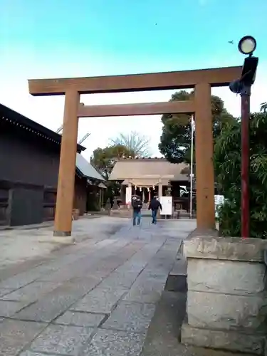 寒川神社の鳥居