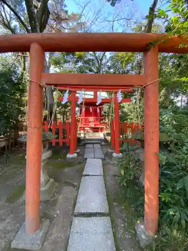 越ヶ谷久伊豆神社の鳥居