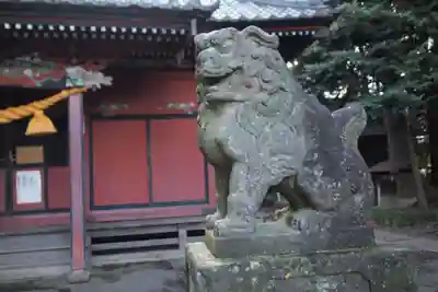中氷川神社の狛犬