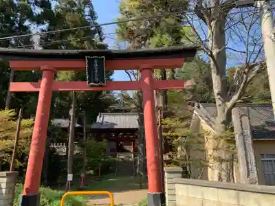 笹森稲荷神社の鳥居