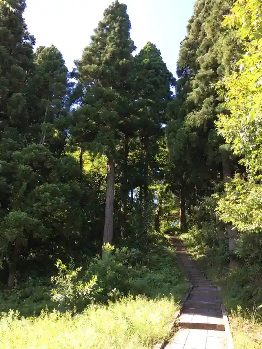 六座神社の周辺