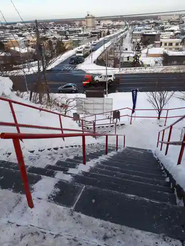 星置神社の景色