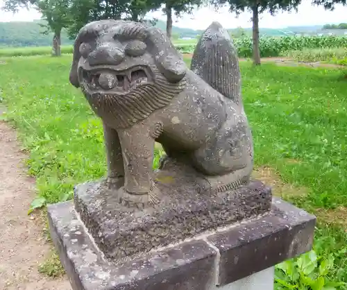 美沢神社の狛犬