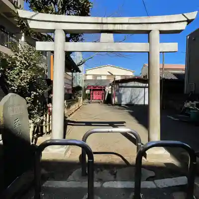御林稲荷神社(駒込天祖神社境外末社)の鳥居