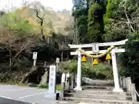 尺間神社の鳥居