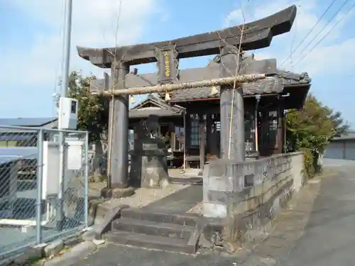 御宇田二之宮の鳥居