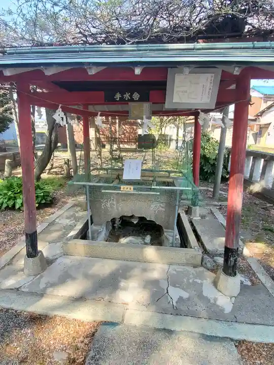 島田八坂神社の手水舎