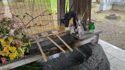 彌彦神社　(伊夜日子神社)の手水舎