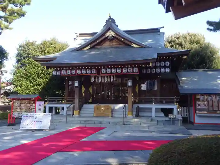 中野沼袋氷川神社の本殿・本堂