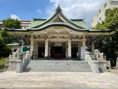難波八阪神社の本殿・本堂