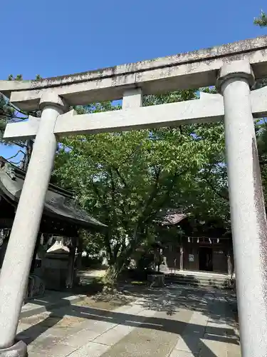 越中白山総社の鳥居