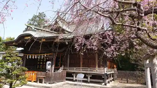阿豆佐味天神社 立川水天宮の本殿・本堂