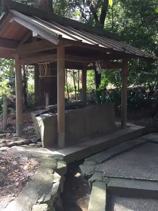 飯野高宮神山神社の手水舎