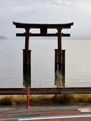 白鬚神社の鳥居