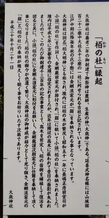 大歳神社(京都府)