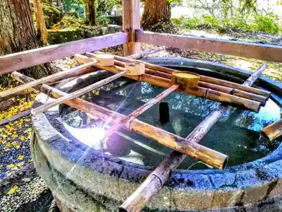 八幡神社松平東照宮の手水舎